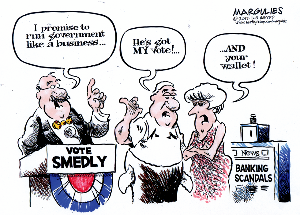 Banking scandals color