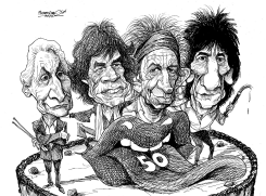 ROLLING STONES, JUBILEO DE ORO by Petar Pismestrovic