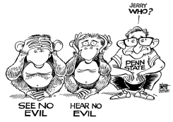 SPOKE OF NO EVIL, B/W by Randy Bish