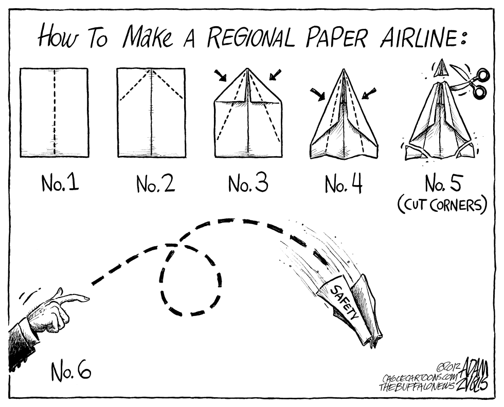  REGIONAL AIRLINE SAFETY by Adam Zyglis