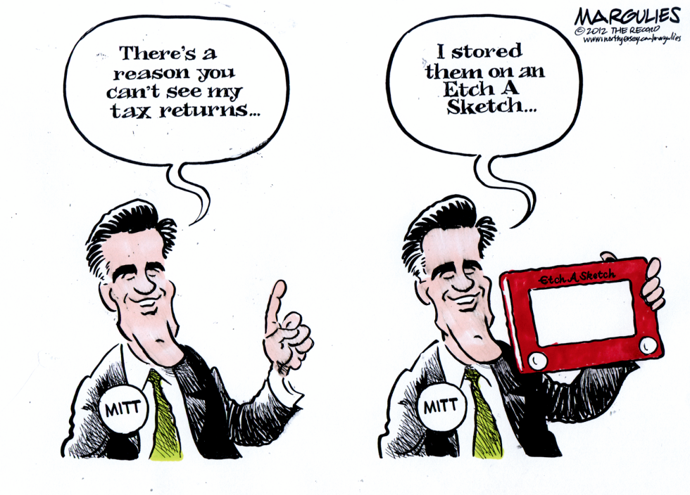 Romney tax returns color