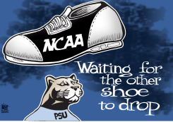 PENN STATE WAITS FOR THE SHOE,  by Randy Bish