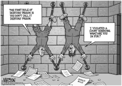 FIRST RULE OF DEBTORS PRISON by R.J. Matson