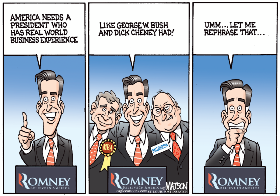 Romney Touts Business Experience-COLOR