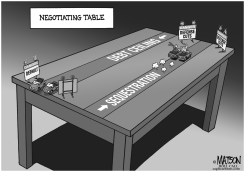 NEGOTIATING TABLE by R.J. Matson