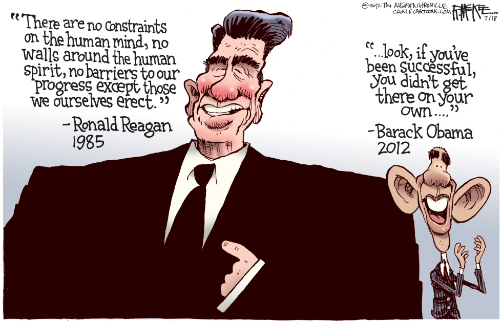Obama is No Reagan