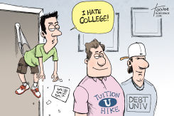 TUITION HIKE by Rob Tornoe