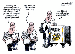 ROMNEY RUNNING MATE  by Jimmy Margulies