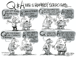 SURROGATE Q&A by Daryl Cagle