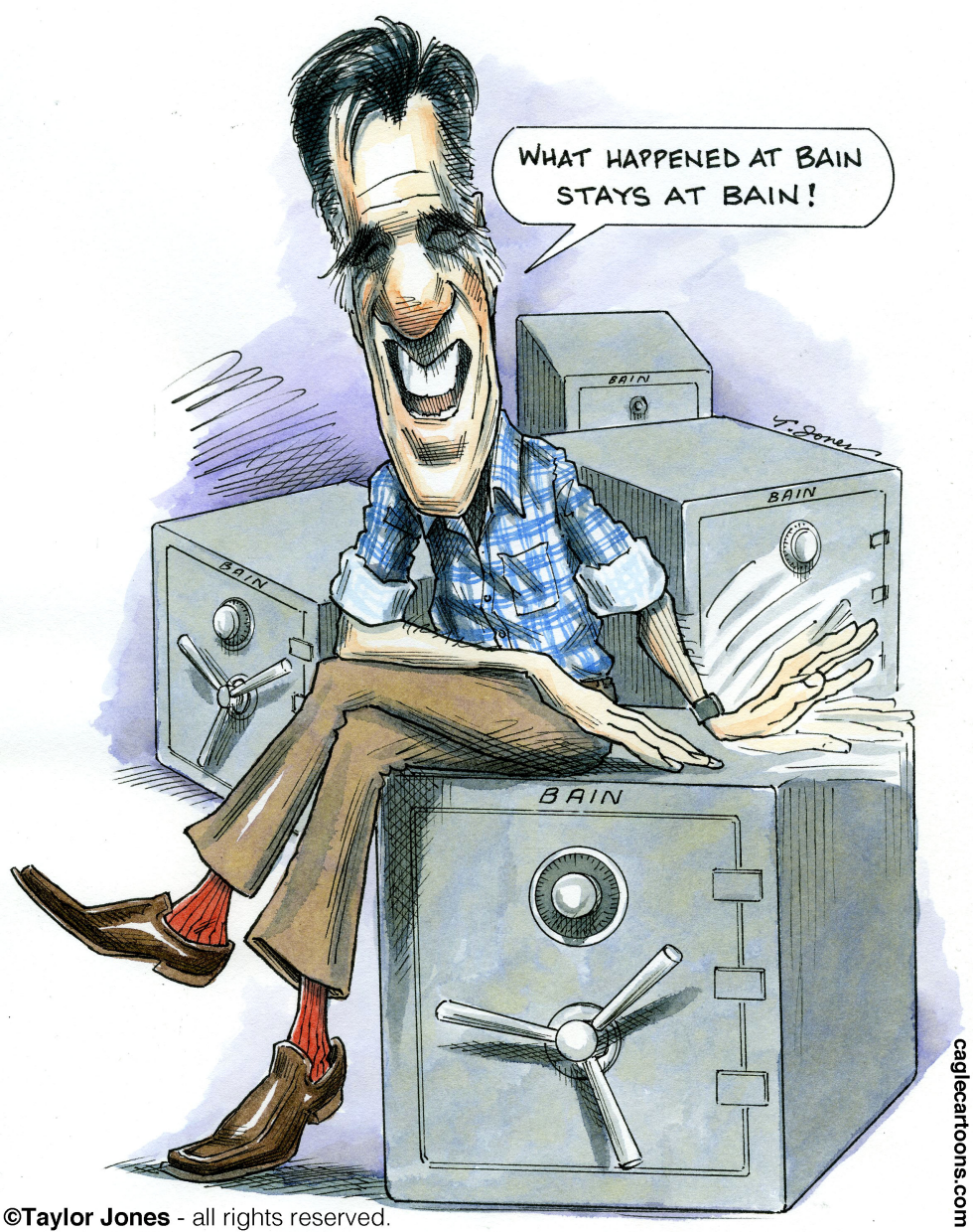 Mitt Romney on Bain - COLOR