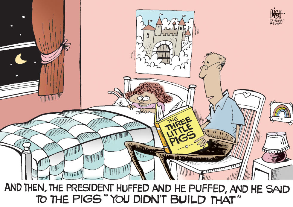 YOU DIDN'T BUILD IT, COLOR