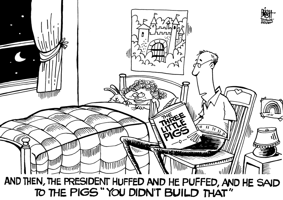 YOU DIDN'T BUILD IT, B/W