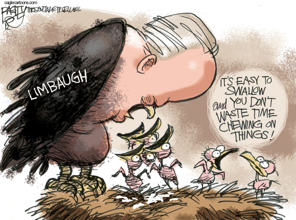  LIMBAUGH SPEWS by Pat Bagley