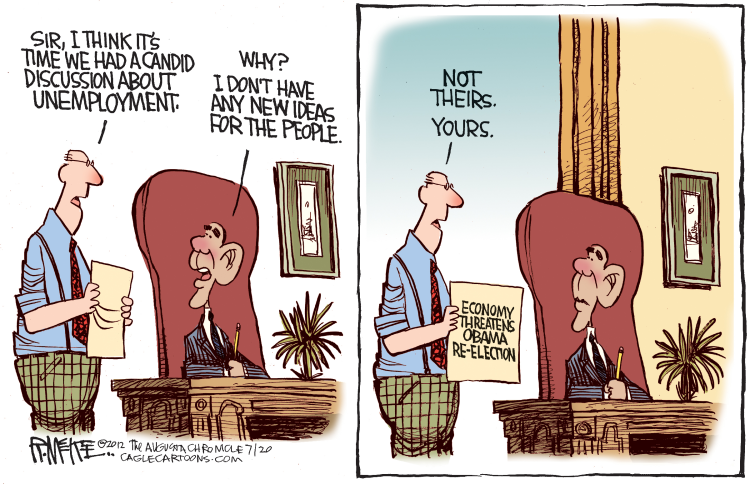 Image result for obama unemployment cartoon