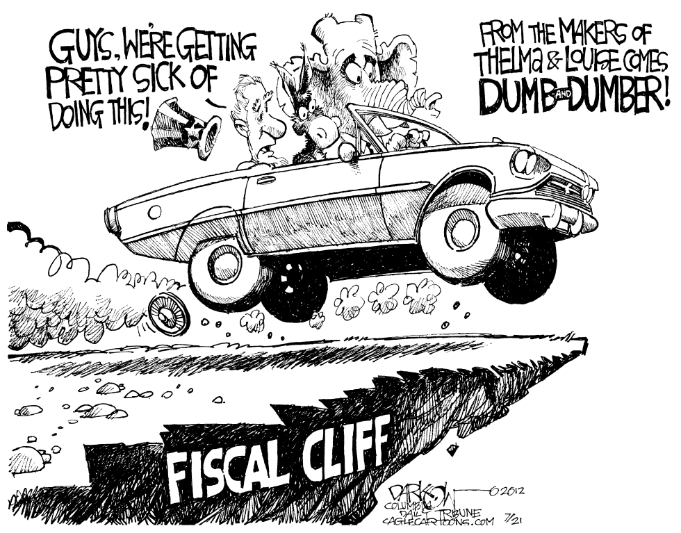  FISCAL CLIFF by John Darkow