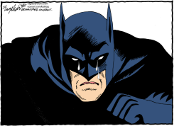 ASESINO DE ADO EN PELICULA DE BATMAN  by Bob Englehart