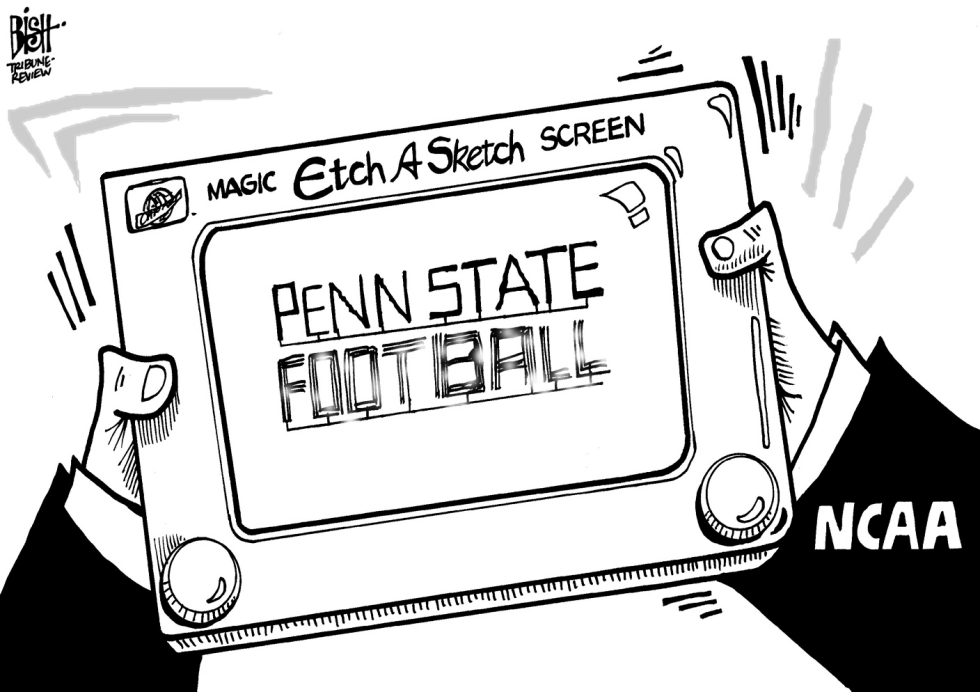 NCAA SHAKES THINGS UP, B/W