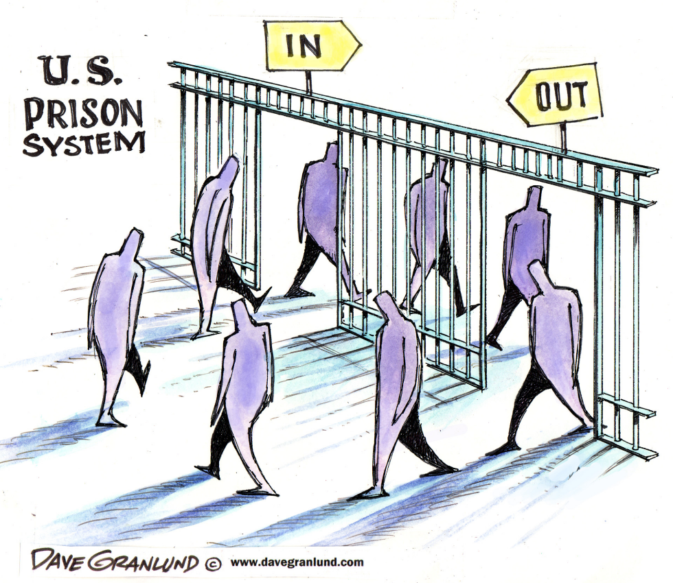  US PRISON SYSTEM by Dave Granlund