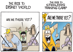 LOCAL- STEELERS TRAINING CAMP,  by Randy Bish