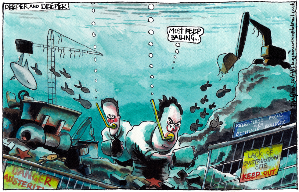 DEEPER AND DEEPER UK RECESSION