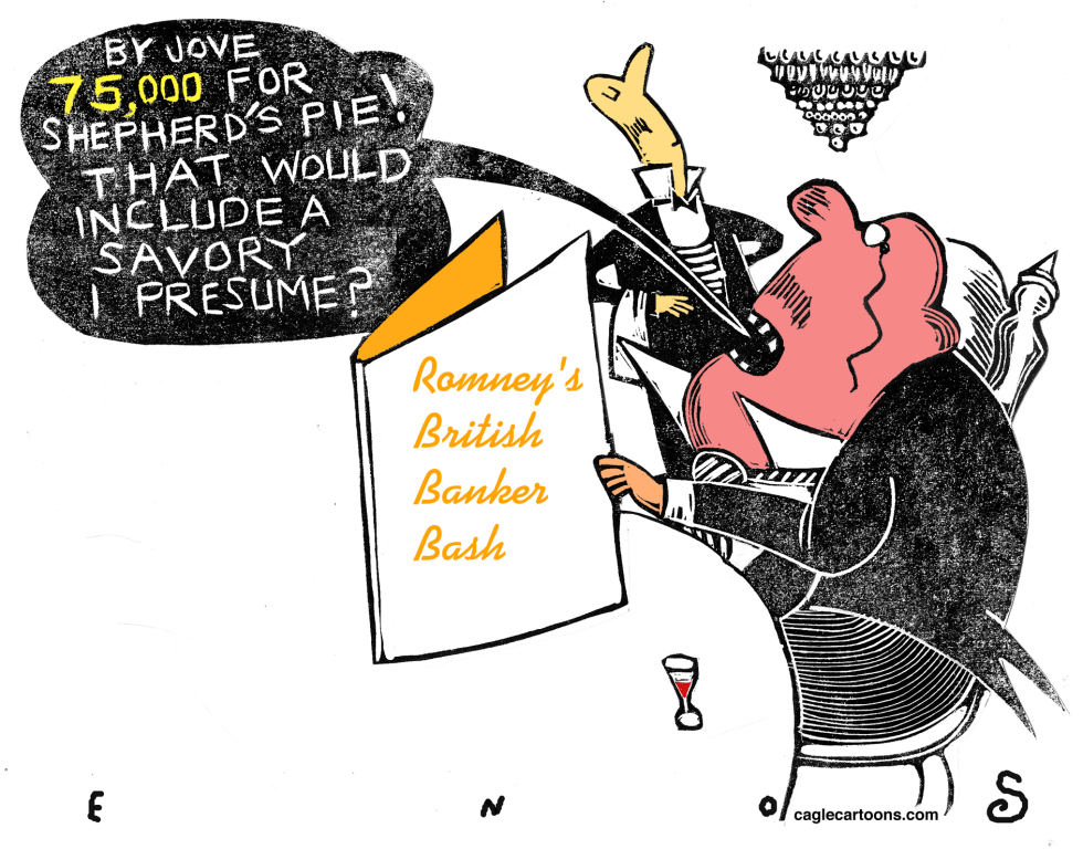 Romney's British Bankers Dinner