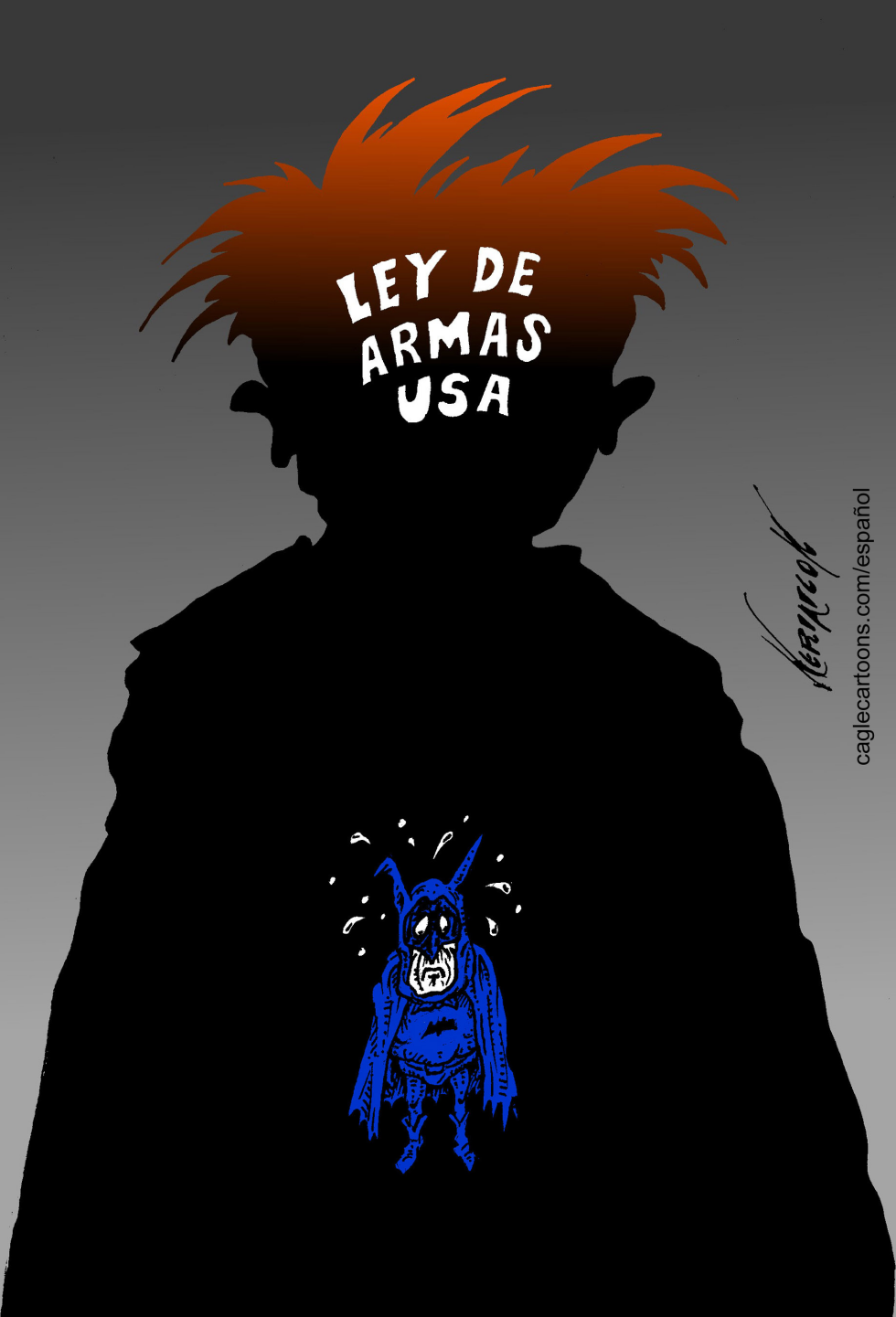 El villano de la película