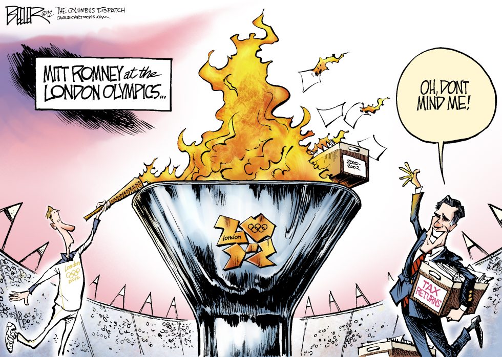Mitt at the Olympics COLOR