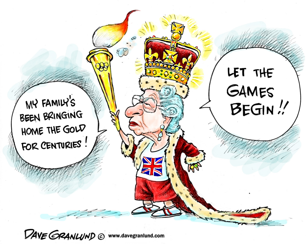  OLYMPIC GOLD by Dave Granlund