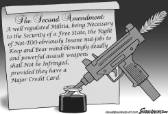 2ND AMENDMENT BW by Steve Greenberg