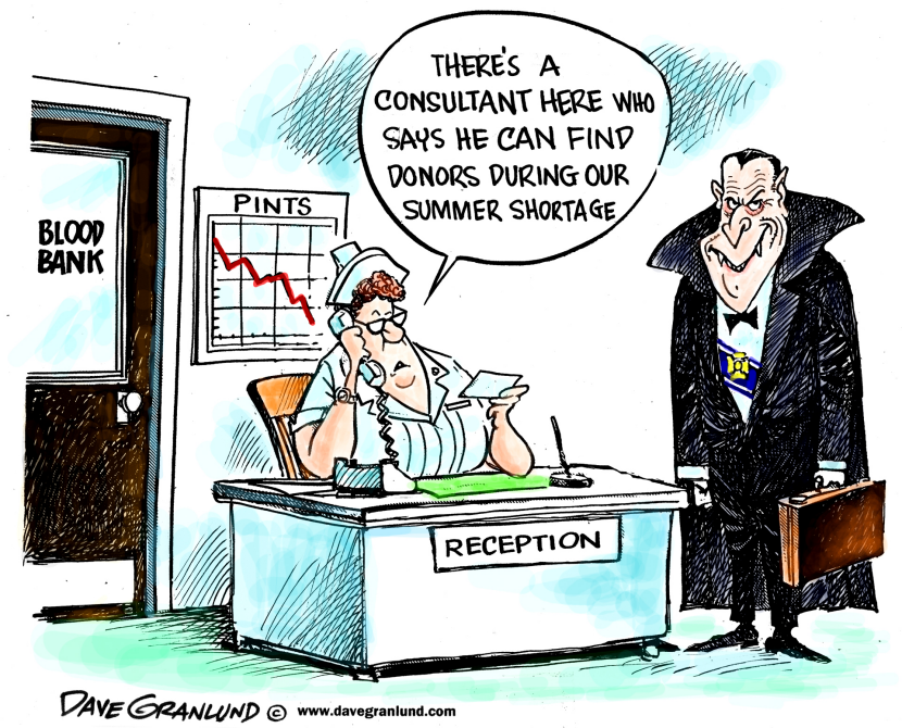 Summer blood shortages