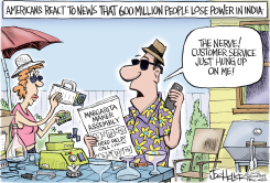OUTAGE IN INDIA by Joe Heller