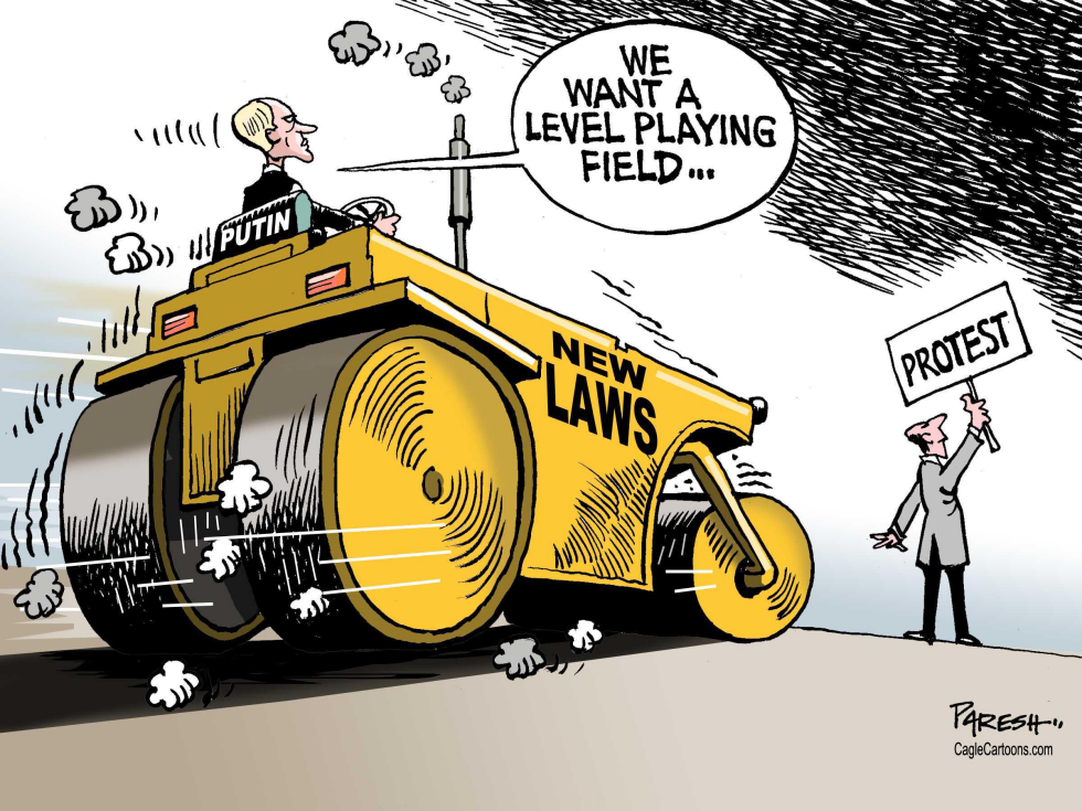  PUTIN'S NEW LAWS by Paresh Nath