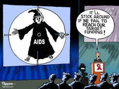 BATTLE AGAINST AIDS  by Paresh Nath