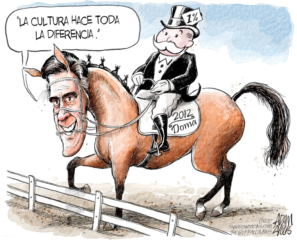  LA RICA CULTURA DE ROMNEY by Adam Zyglis