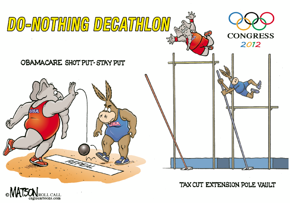 Do-Nothing Congress Olympics Part I-COLOR