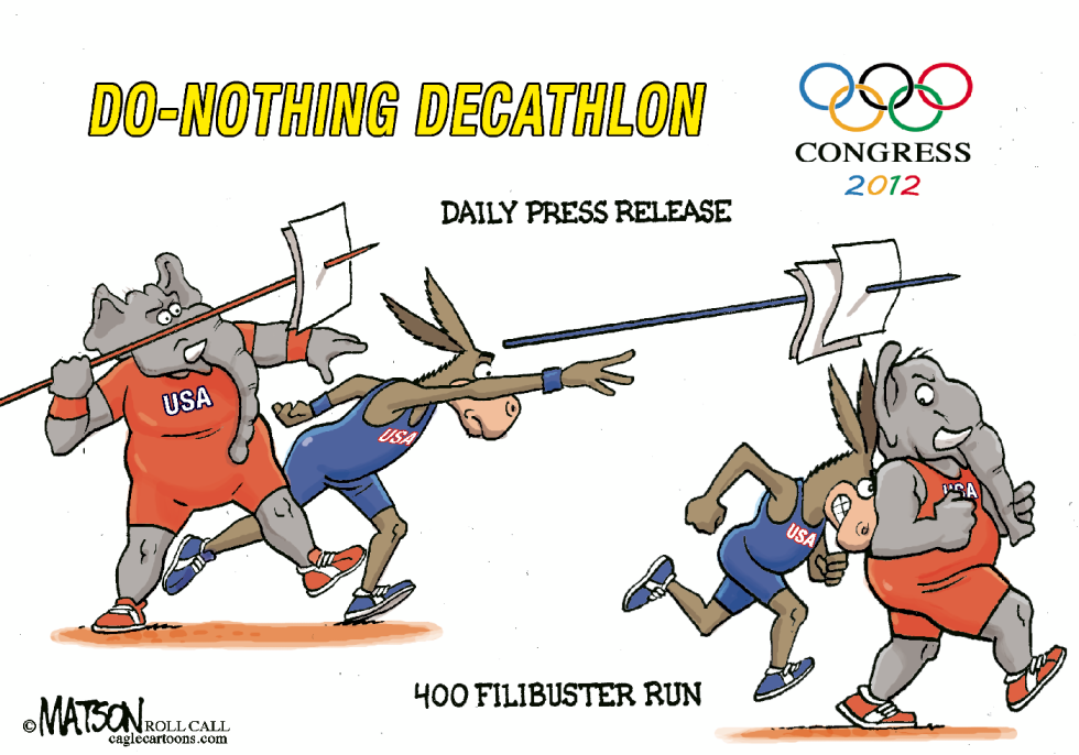 Do-Nothing Congress Olympics Part III-COLOR