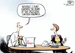 CHICK-FIL-A  by Nate Beeler