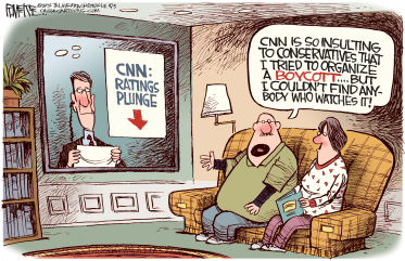 Image result for cnn media bias cartoons