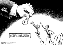 GOING FOR THE GOLD by Nate Beeler