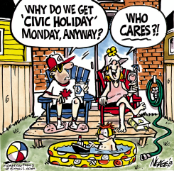 CIVIC HOLIDAY by Steve Nease