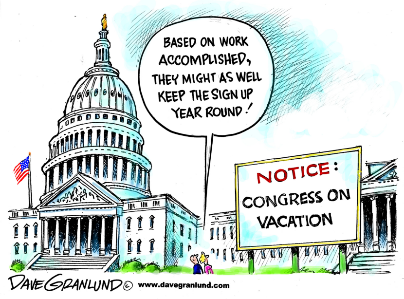 Congress on vacation