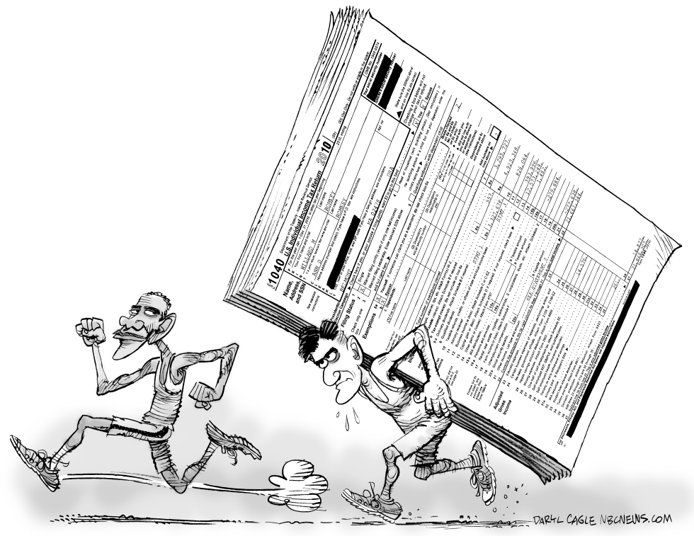 Election Sprint and Romney Taxes