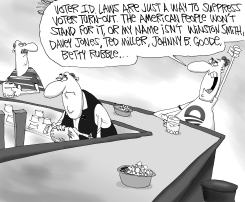 VOTER SUPPRESSION HYPE by Gary McCoy
