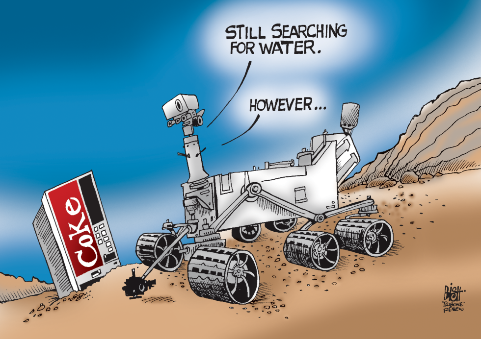 WATER ON MARS, COLOR