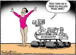 MARS CURIOSITY  by Bob Englehart