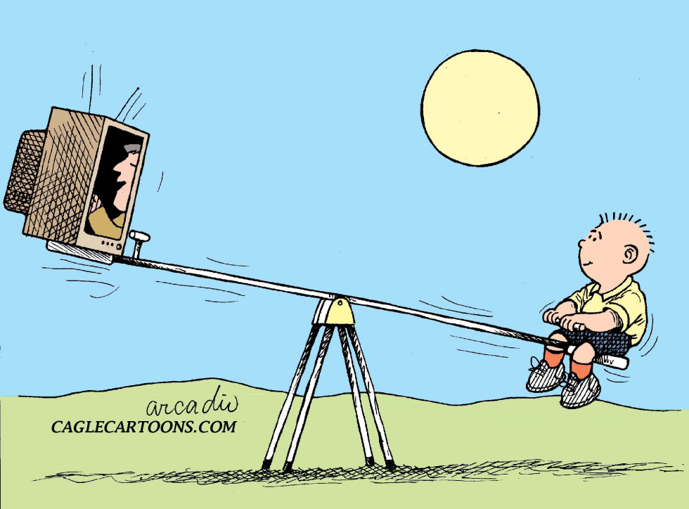  THE TV AND THE CHILD by Arcadio Esquivel