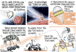 CURIOSITY ON MARS by Joe Heller