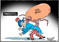HUMAN TICKS  by Bob Englehart