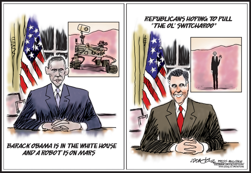 Obama/Rombot switcharoo