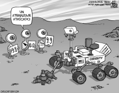 ATERRIZAJE DEL CURIOSITY by Jeff Parker